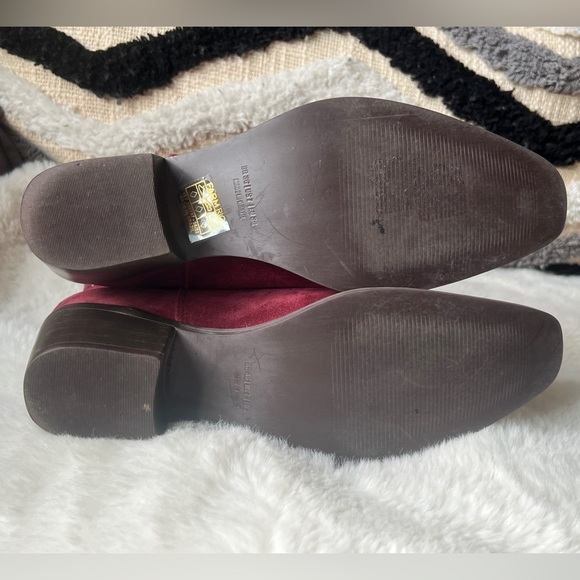 FARM RIO Marsala Boho EMBROIDERED Western ankle booties Size 7 US 36 EU - Picture 14 of 17